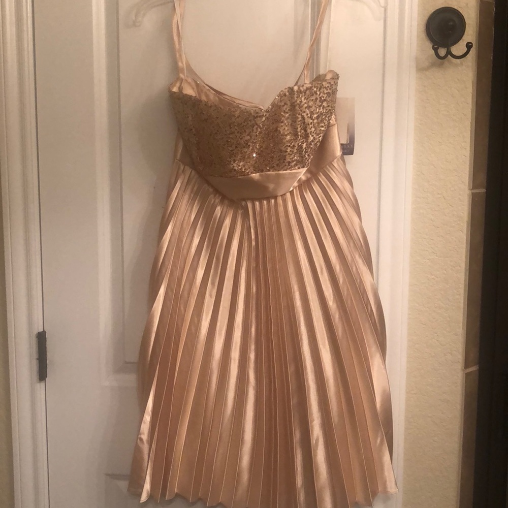 Jessica McClintock Gold Dress